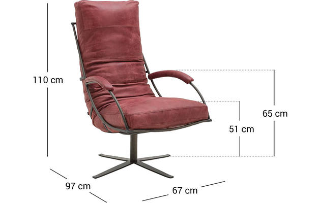 Draaifauteuil Job