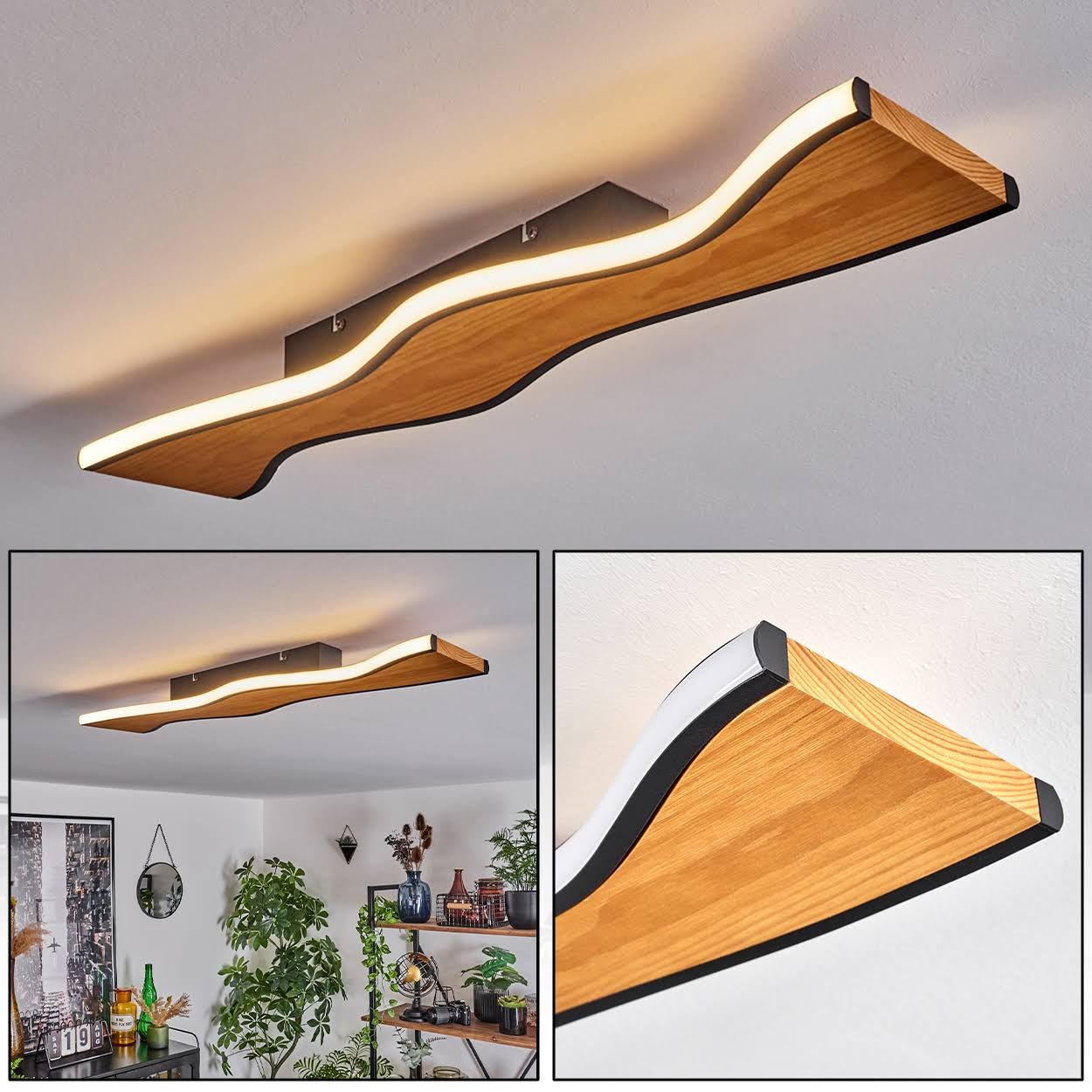 Malling Deckenleuchte LED Naturfarben