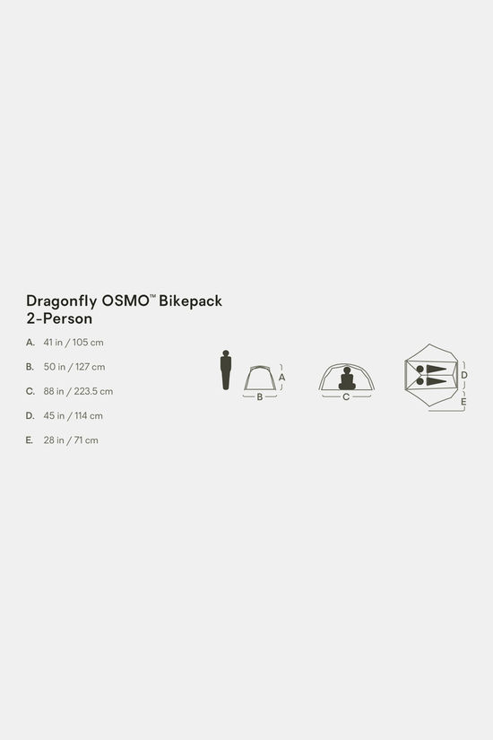 Nemo Nemo Dragonfly Osmo Bikepack 2P Tent