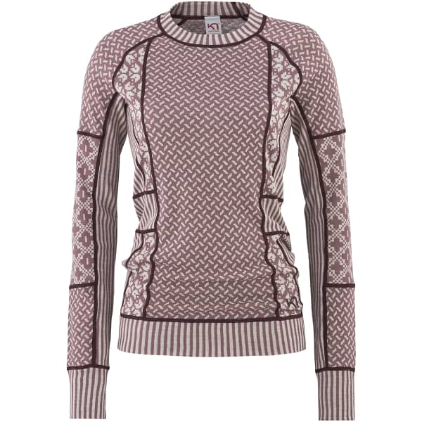 T-shirt thermique KARI TRAA SMEKKER LS TAUPE