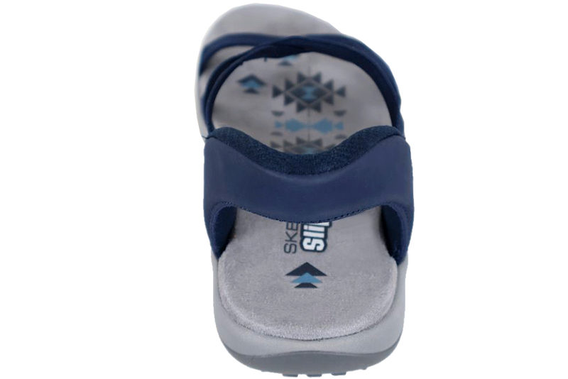 SKECHERS RAGGAE SLIM STRETCH FLEX NAVY BLUE SANDAL