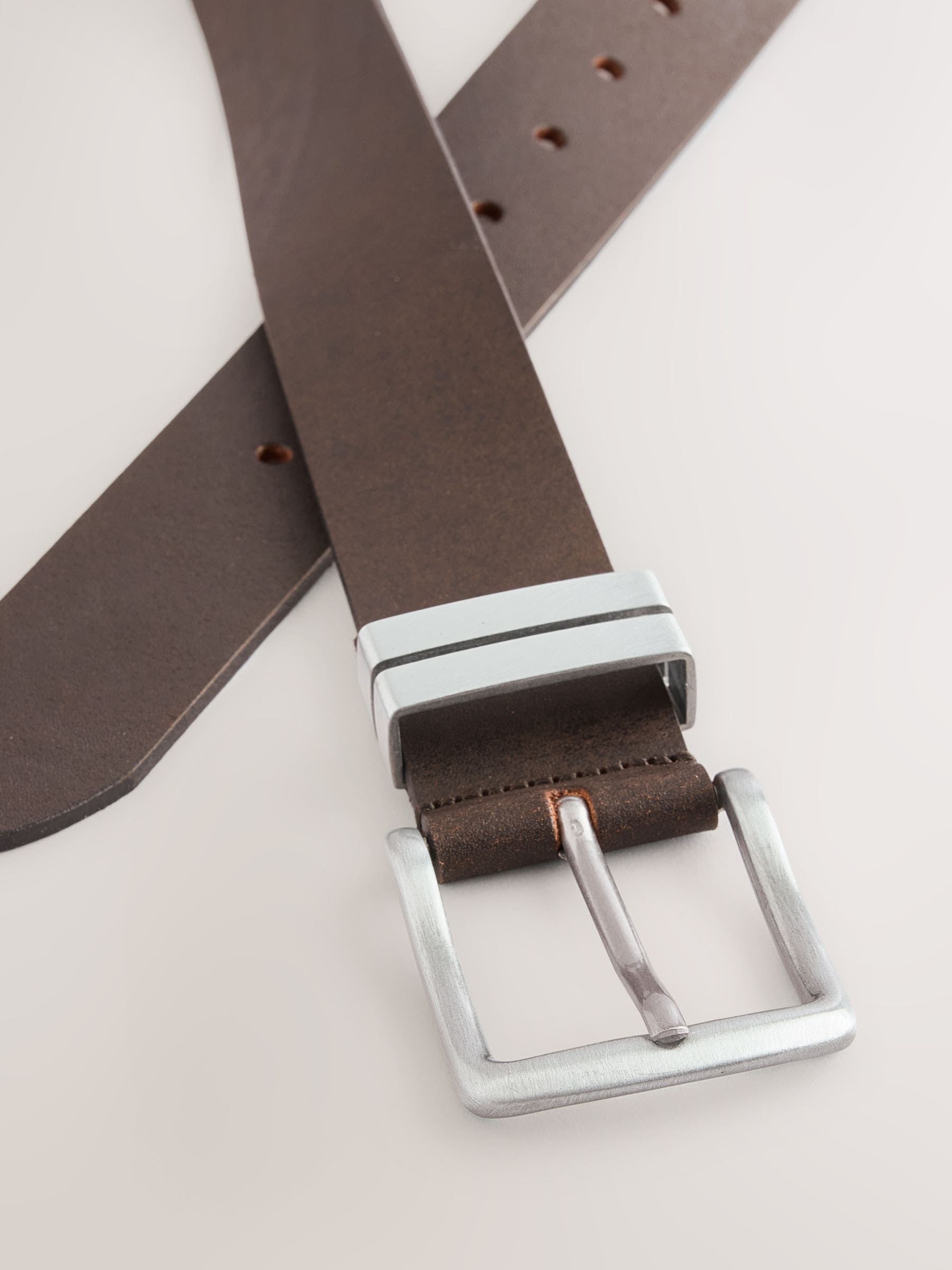 Bruin - Signature leren riem
