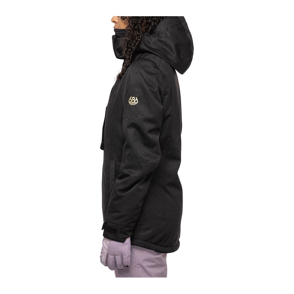 686 RUMOR - Veste ski Femme black slub