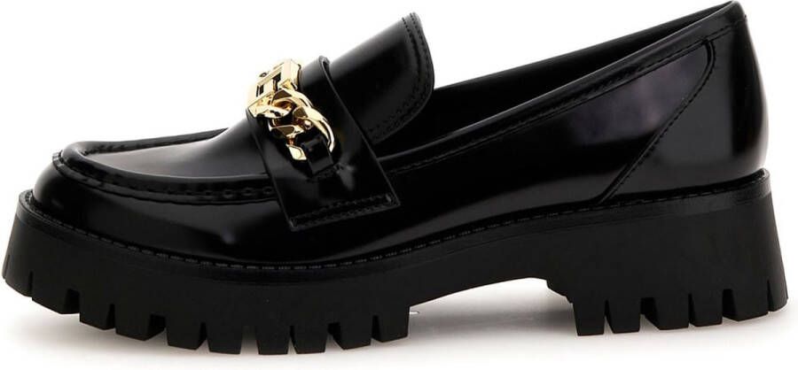 Guess Zwarte Effen Instap Rubberen Schoenen Black Dames