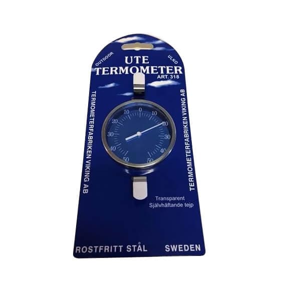 Termometerfabriken Termometer Inne-/Utendørs Rustfrit Stål 75mm