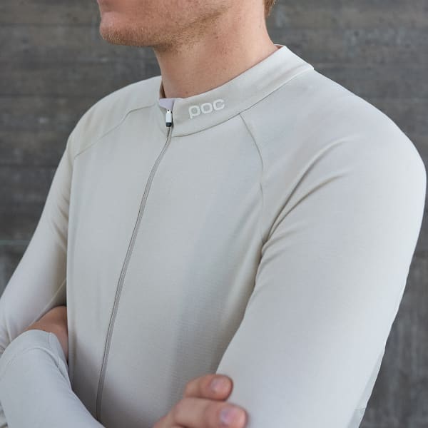 Maillot vélo POC M'S THERMAL LITE LS JERSEY LIGHT SANDSTONE BEIGE