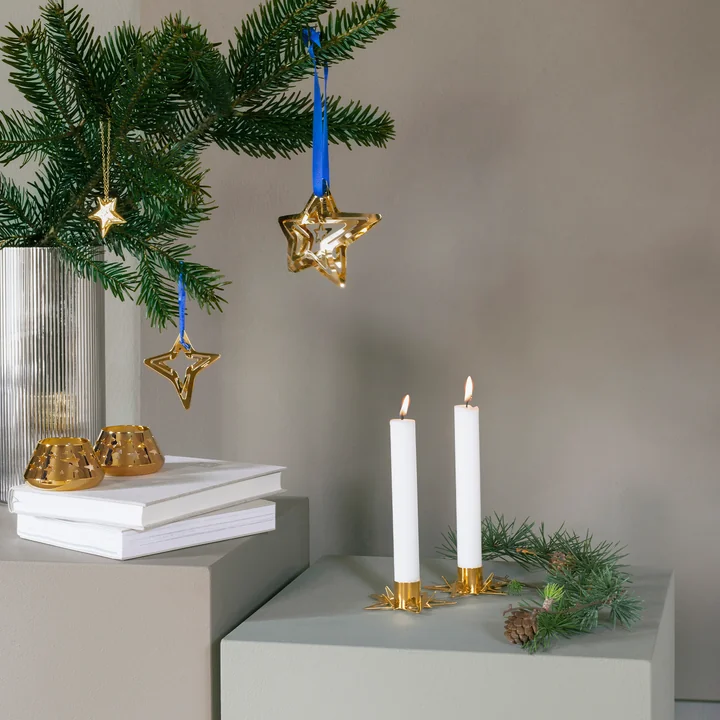 Georg Jensen - Tischbaum 2024, gold (3er-Set)