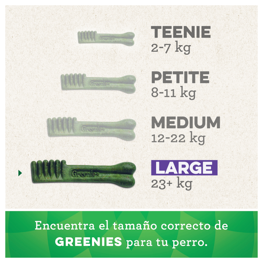 Greenies Petiscos Dentais Naturais para Cães de Grande Porte