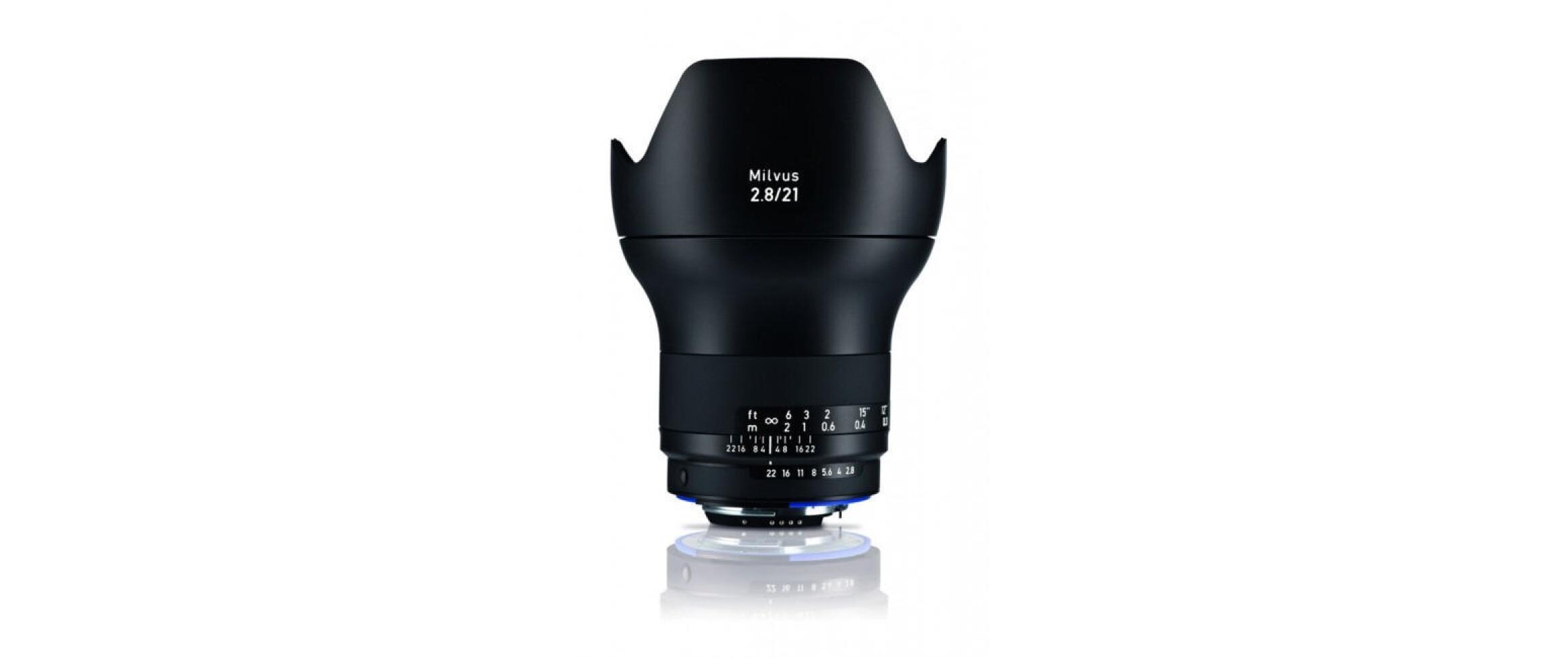 Festbrennweite Milvus 21mm T/2.8 – Nikon F<br>Milvus 2.8/21 ZE
