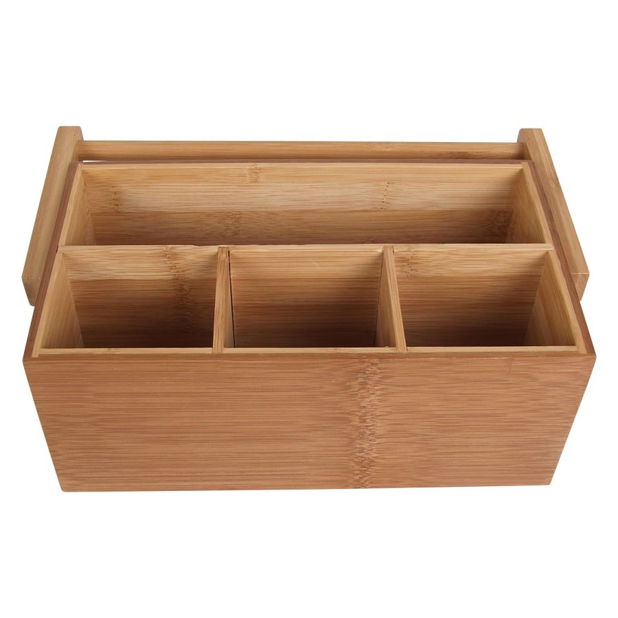 Bambus-Tischorganizer