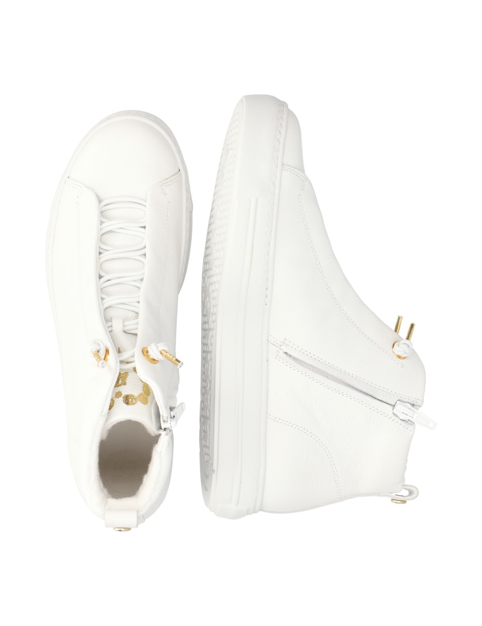 Glattleder Sneaker Mid Cut