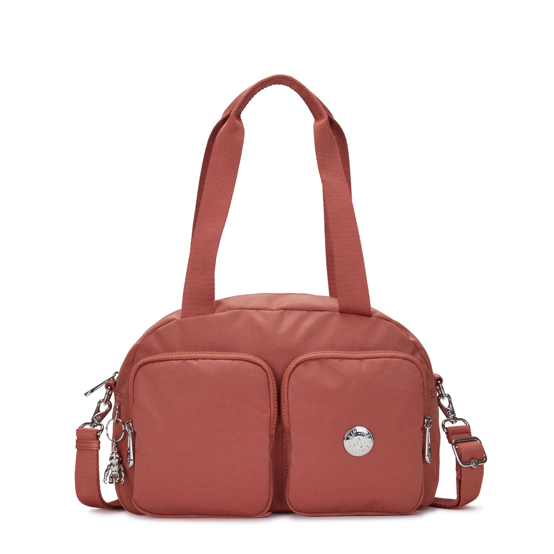 COOL DEFEA Sac Épaule Taille Moyenne avec Sangle Détachable - Grand Rose