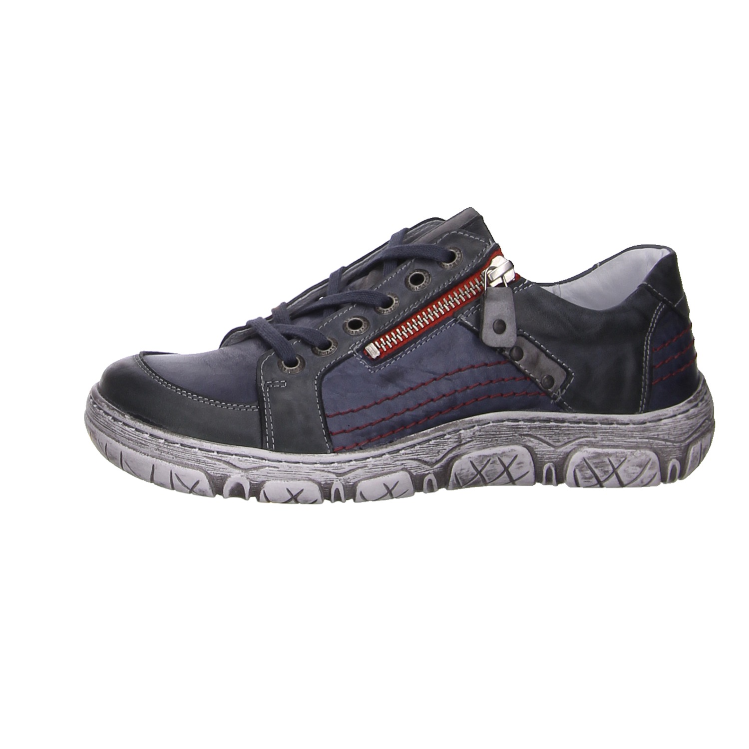 Krisbut Schnürschuh grau/blau grau
