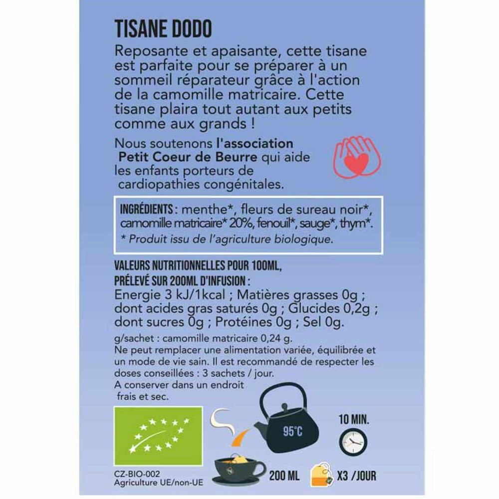 Tisane sommeil enfant et adulte - 18 sachets