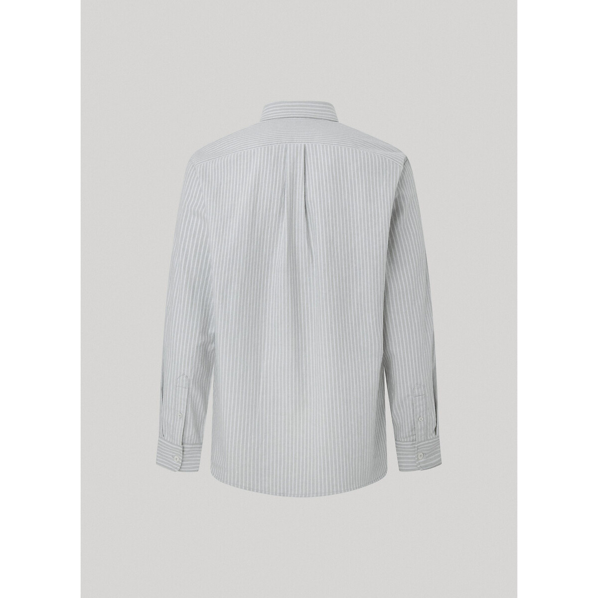 PEPE JEANS<br>Camisa reta listrada com gola abotoada