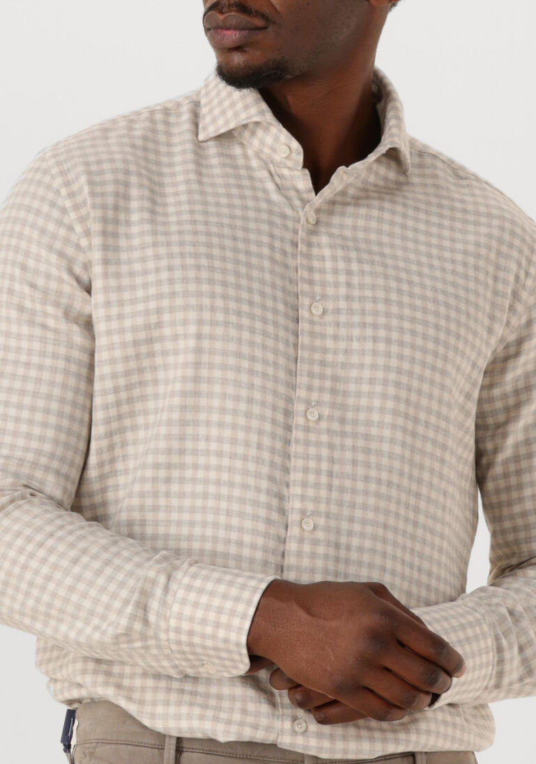 beige xacus casual overhemd 91338 721ml