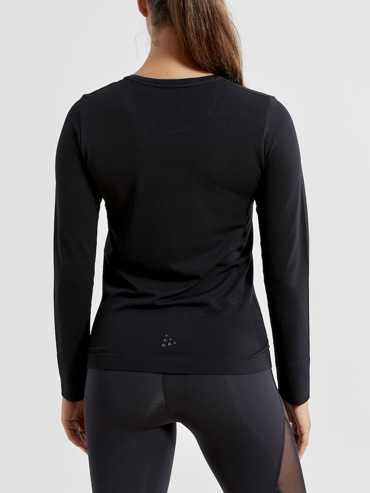 Craft Fuseknit Light RN Women Langærmet trøje sort