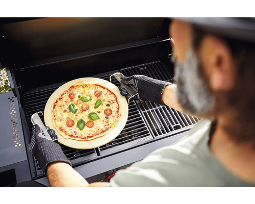 Tenneker® Pizzasteen Broodbaksteen 30 cm Grillrek Systeem Platform Universeel