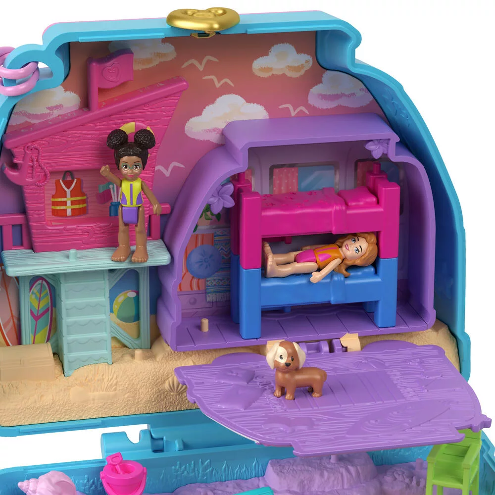 POLLY POCKET - COFFRET CHIOT A LA PLAGE