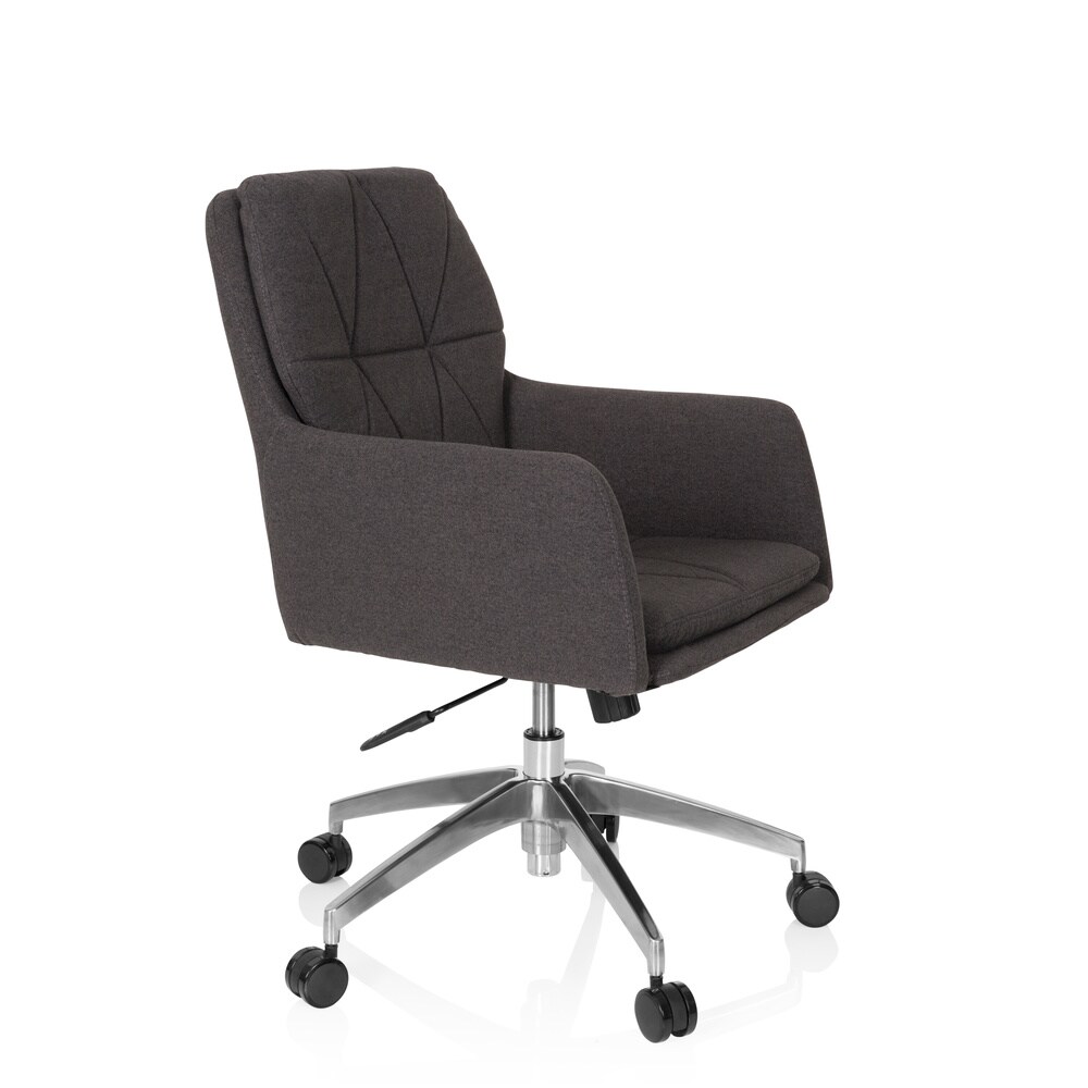 Home Office Bürostuhl SHAKE 350 Stoff mit Armlehnen hjh OFFICE