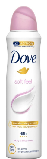 Dove Deospray Soft Feel 150ml