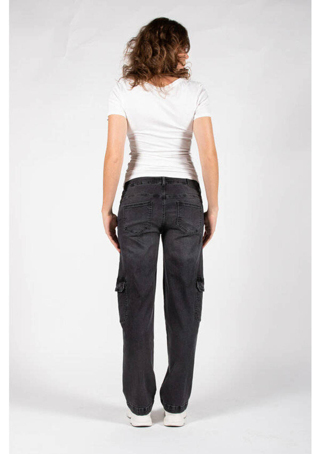 LOVE2WAIT zwangerschaps straight jeans grey denim