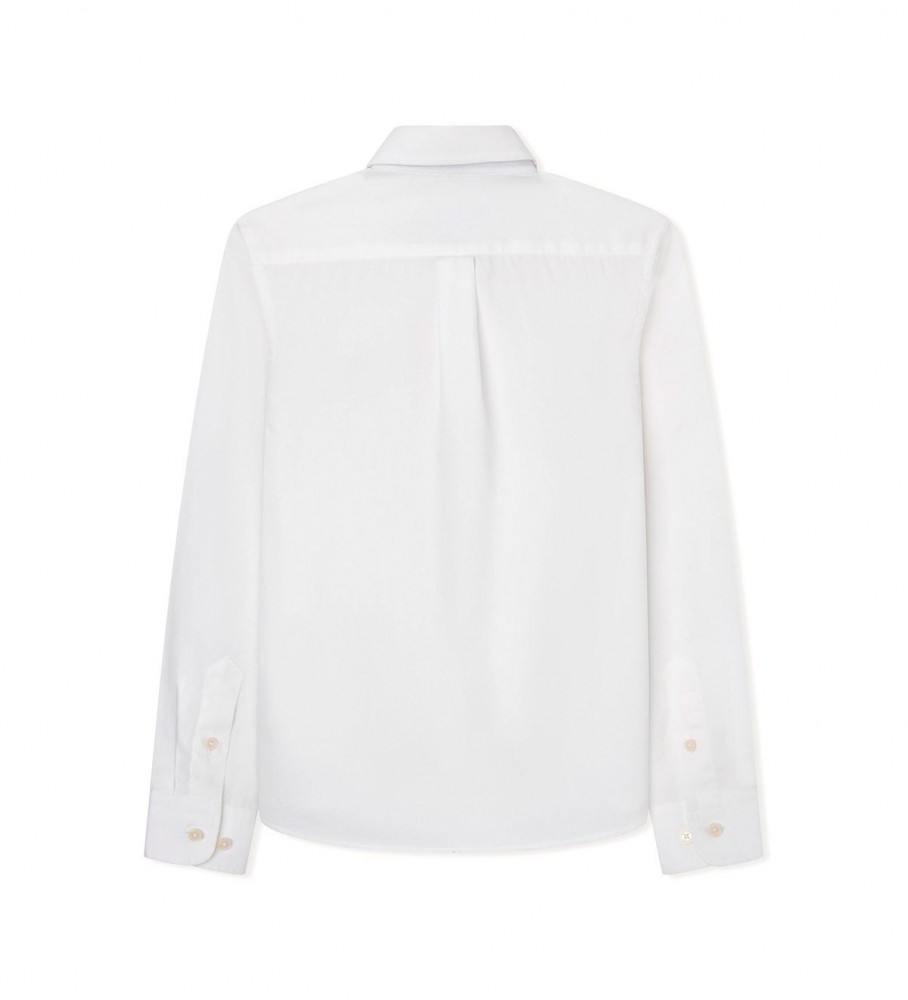 Camisa Oxford Hackett White Washed