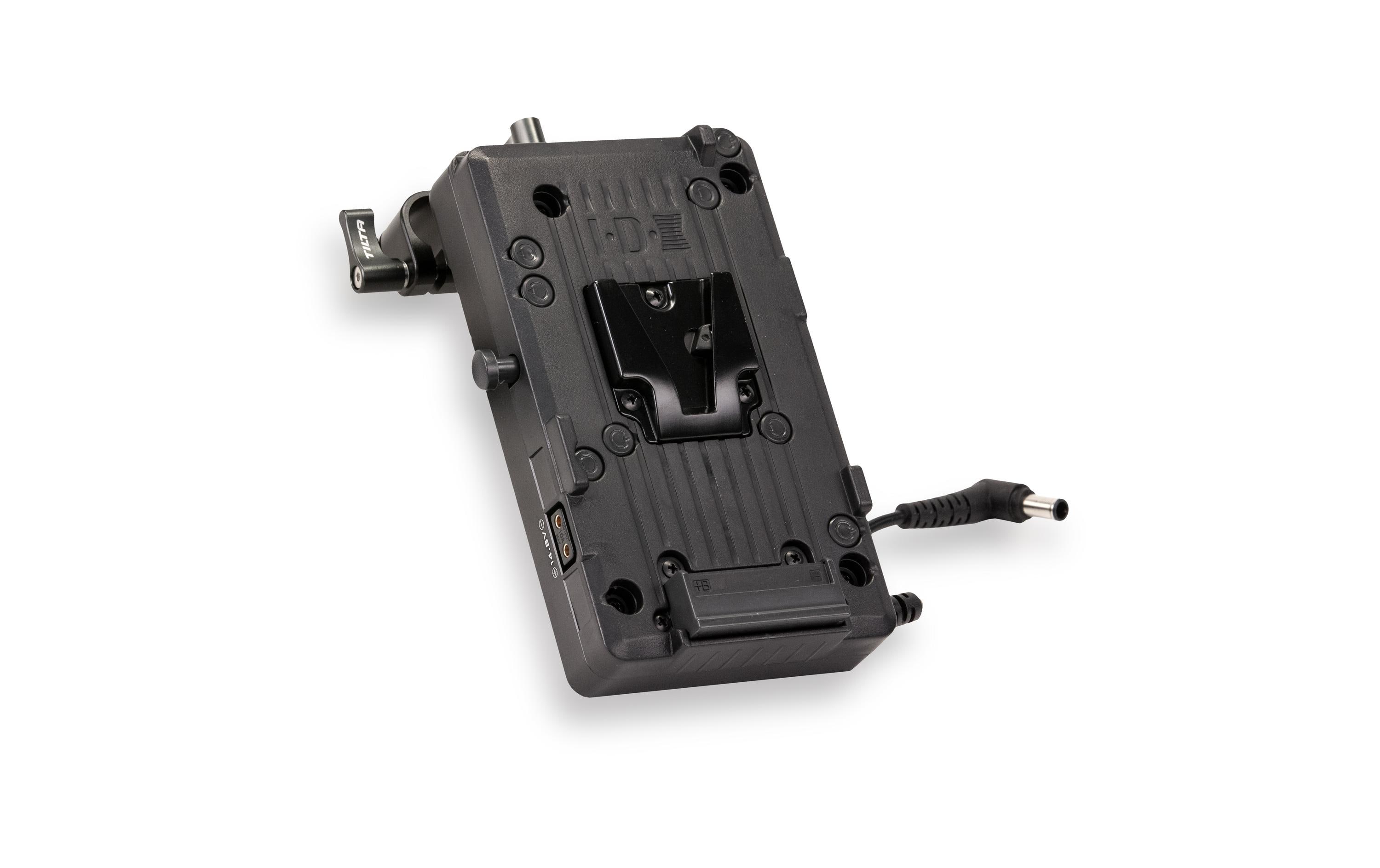 V-Mount Akkuplatte Typ II für Sony FX6<br>Ermöglicht die Verwendung von V-Mount-Batterien mit höherer Kapazität zur Stromversorgung der Kamera