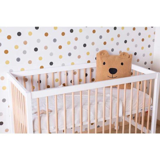 Lit bébé 60x120   Blanc Naturel        de               Childhome