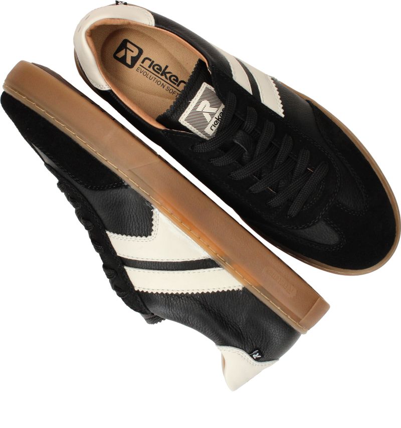 Rieker Sport Sneakers Zwart Heren