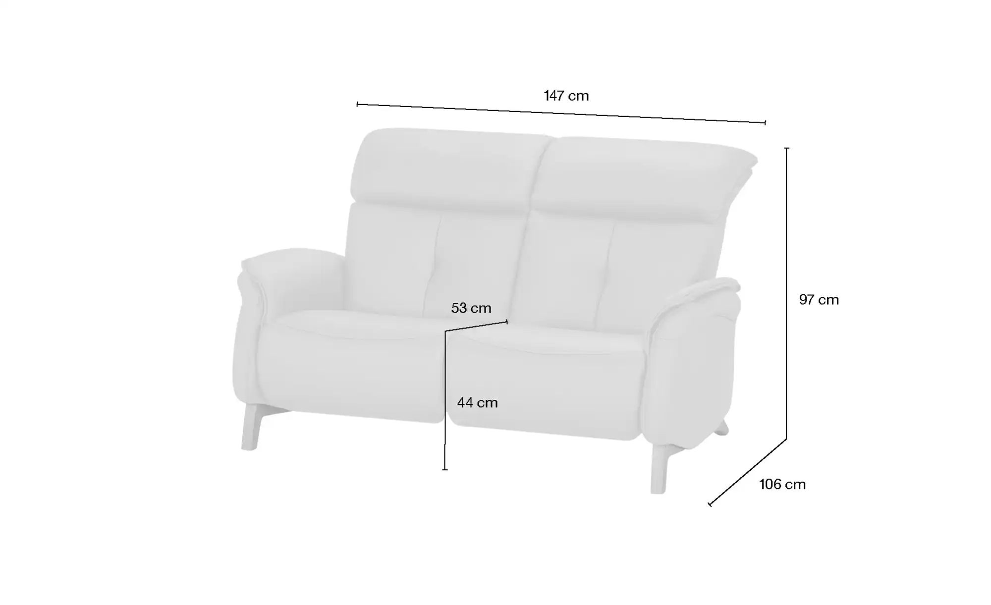 himolla Einzelsofa 4708