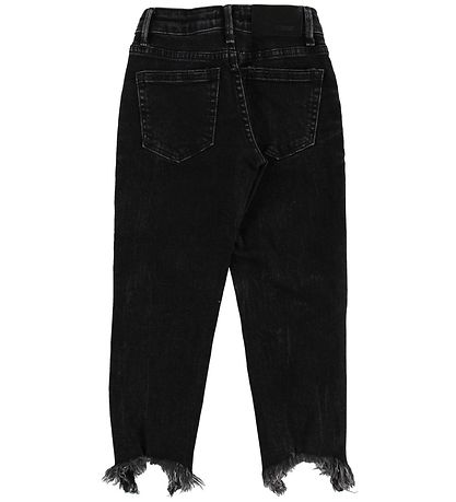 Grønt Jeans - Relaxed - Sort Denim