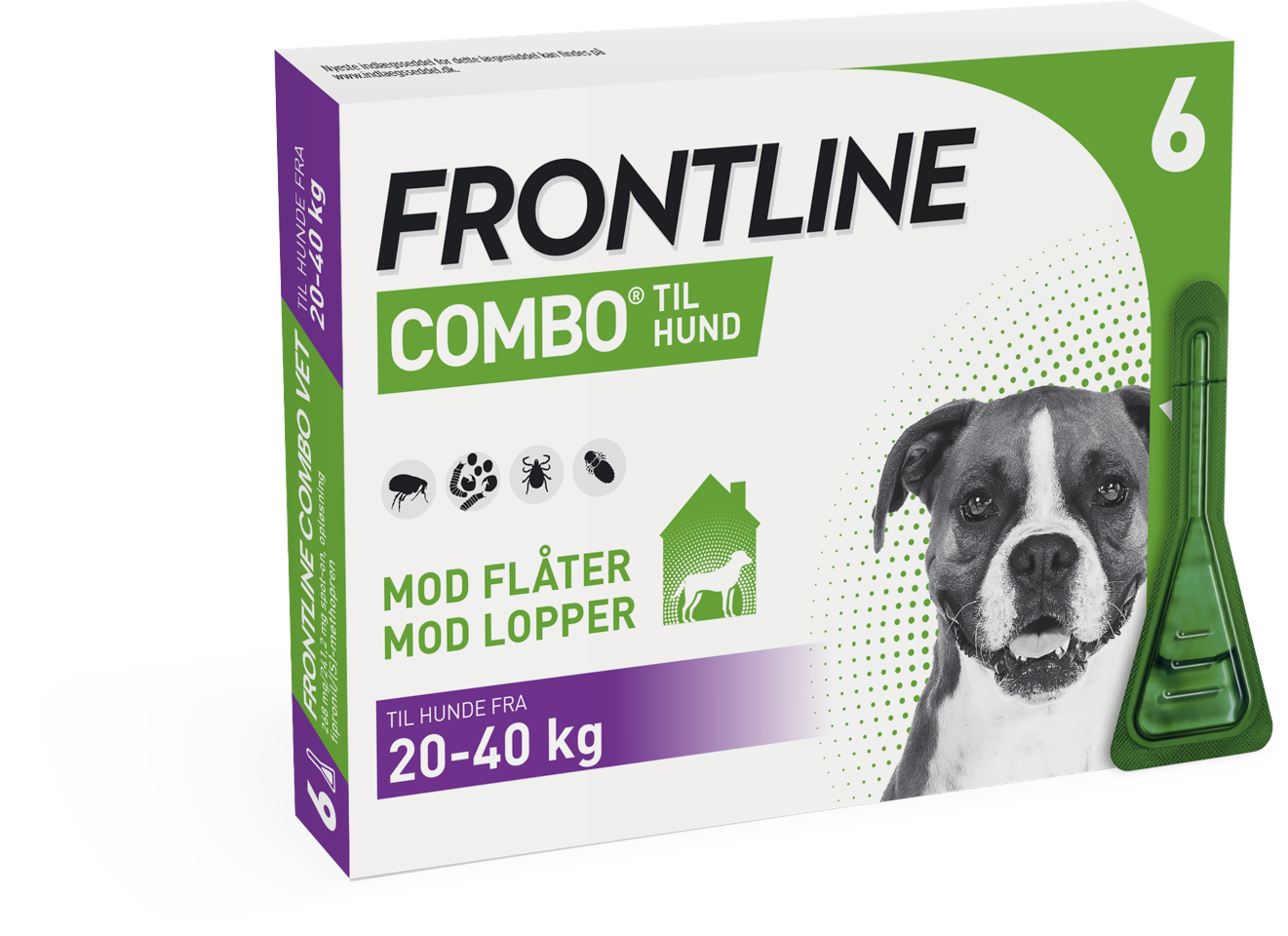 Frontline - Combo 6x2,68ml til hund 20-40 kg