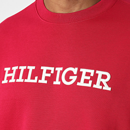 Sweat Crewneck Monotype Embroidery 2726 Bordeaux