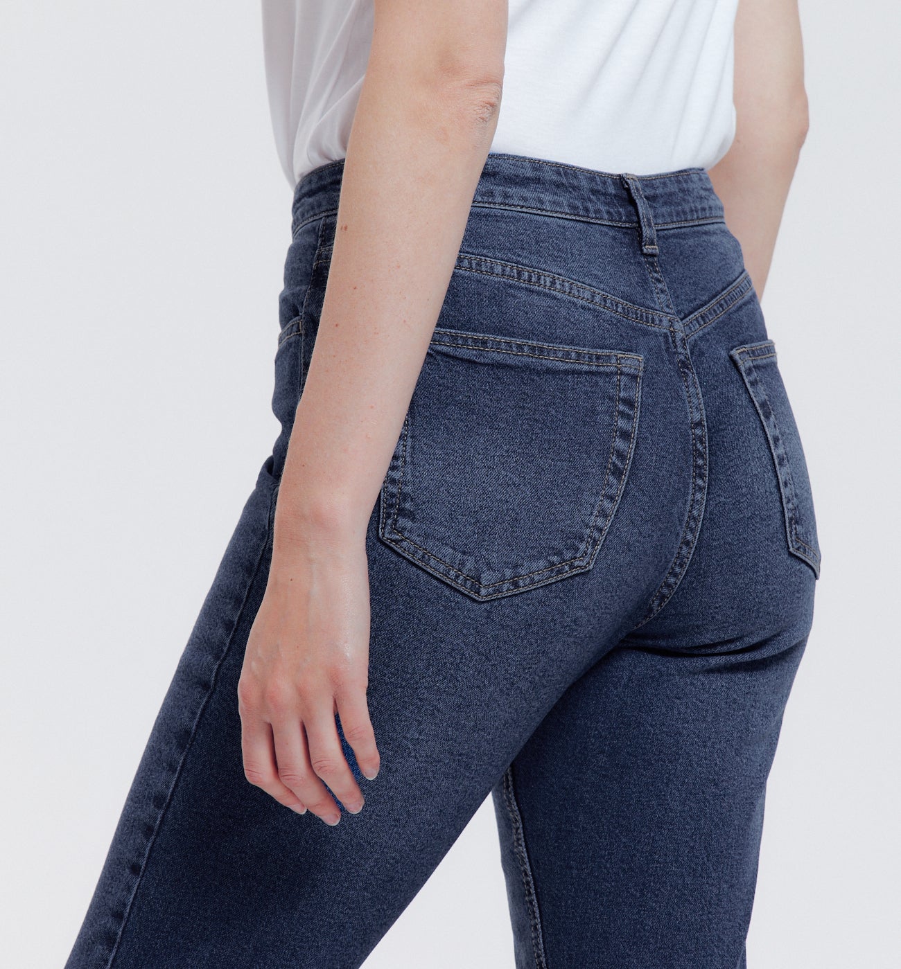 Jean slim cropped Femme GASTON - Jean brut