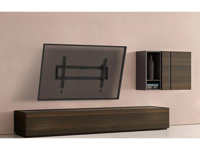 NEOMOUNTS Wandhalterung WL35-550BL18 Schwarz Stabile und neigbare Wandhalterung für 43-86