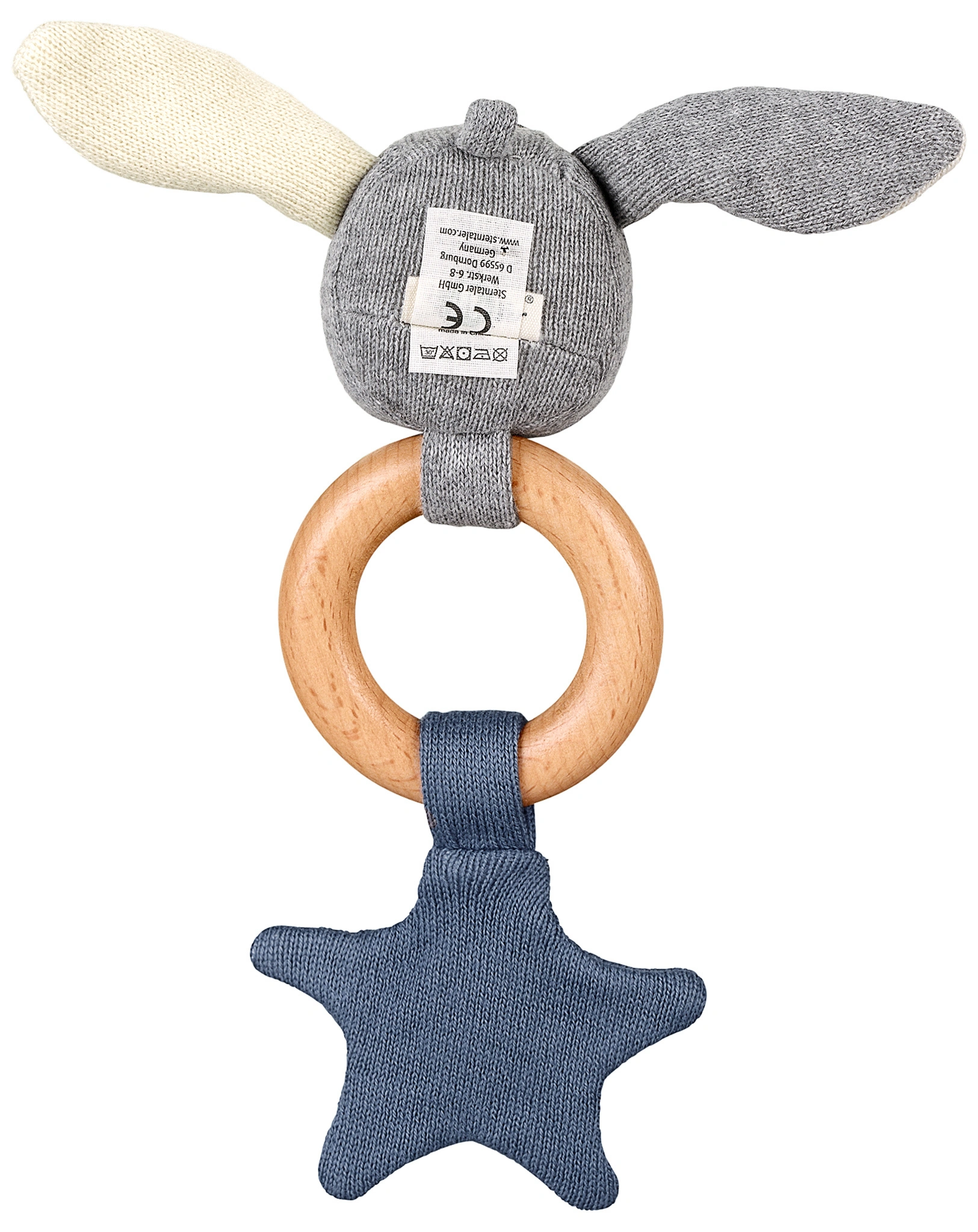 Greifring ESEL EMMI in grau/blau