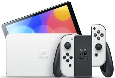 Nintendo Switch OLED - Wit - 7 Inch Scherm - Brede Verstelbare Standaard