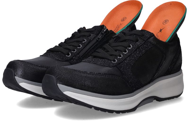 Xsensible Georgia Strechwalker Sneakers Zwart Dames