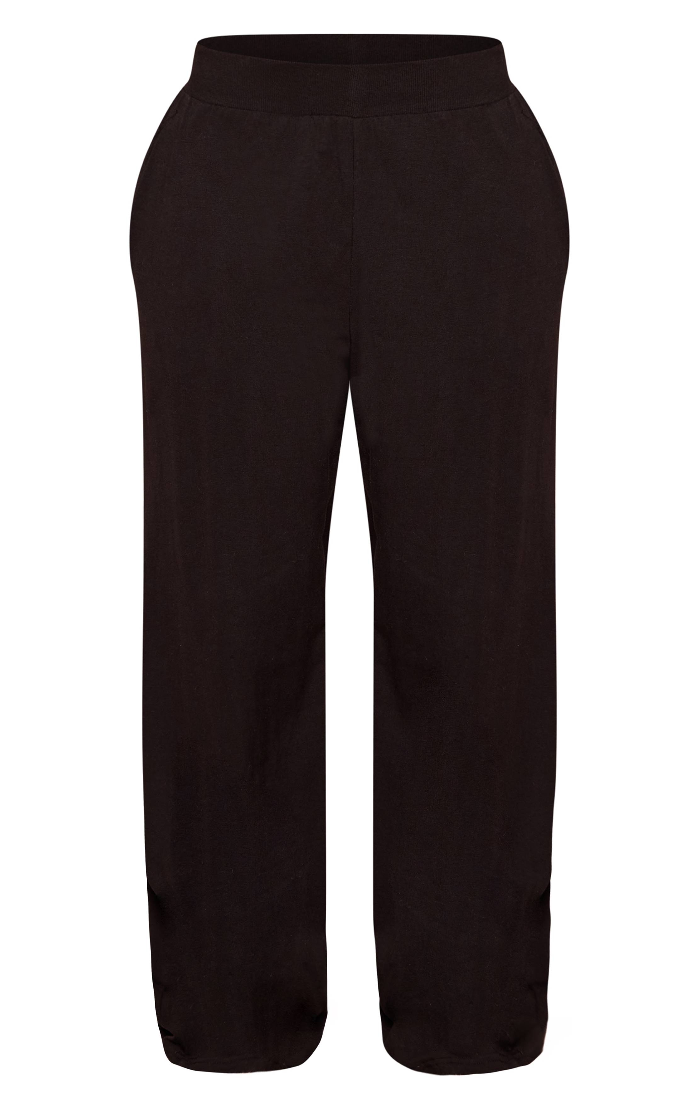 Noir Pantalon Droit Sculptant
