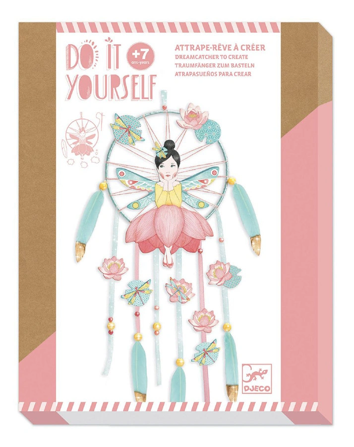 Traumfänger-Bastelset DO IT YOURSELF – LOTUSFEE in bunt