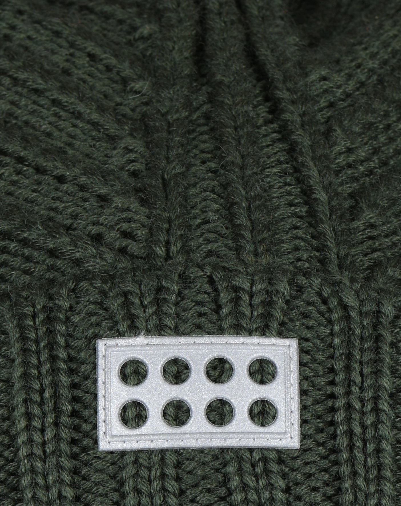Bommelmütze LWASMUS 701 mit Wolle in dark green