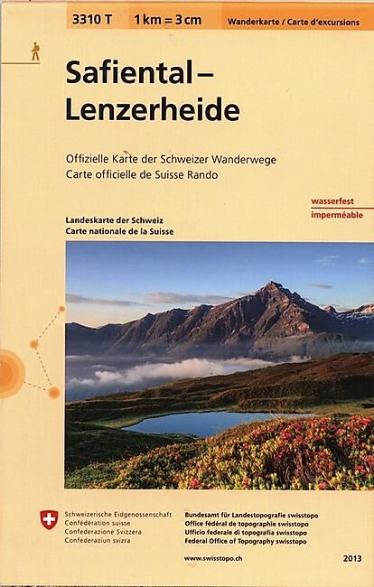 BUNDESAMT - 3310T SAFIENTAL LENZERHEIDE ECHELLE 1 33 000