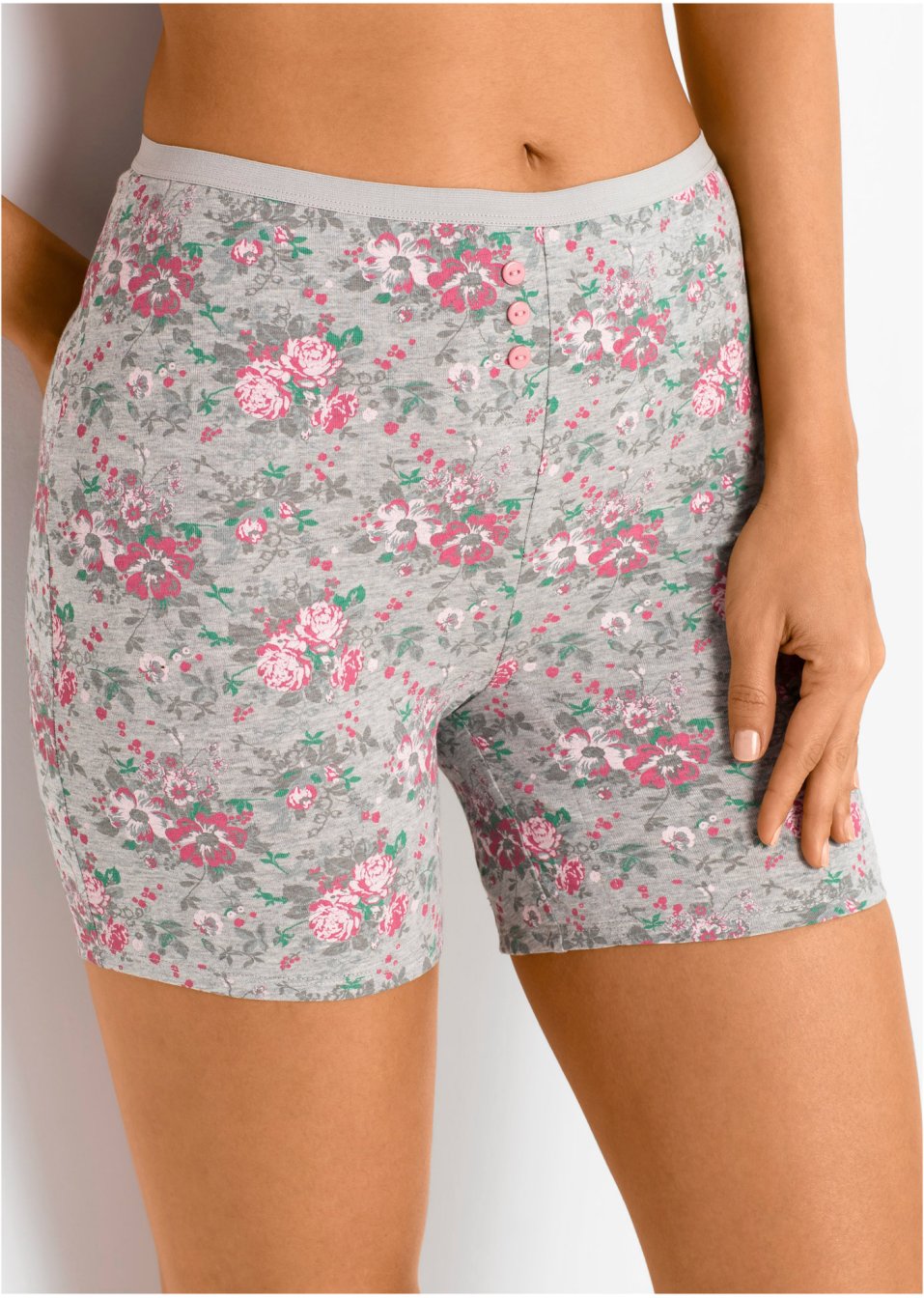 Lot de 4 boxers longs à taille haute