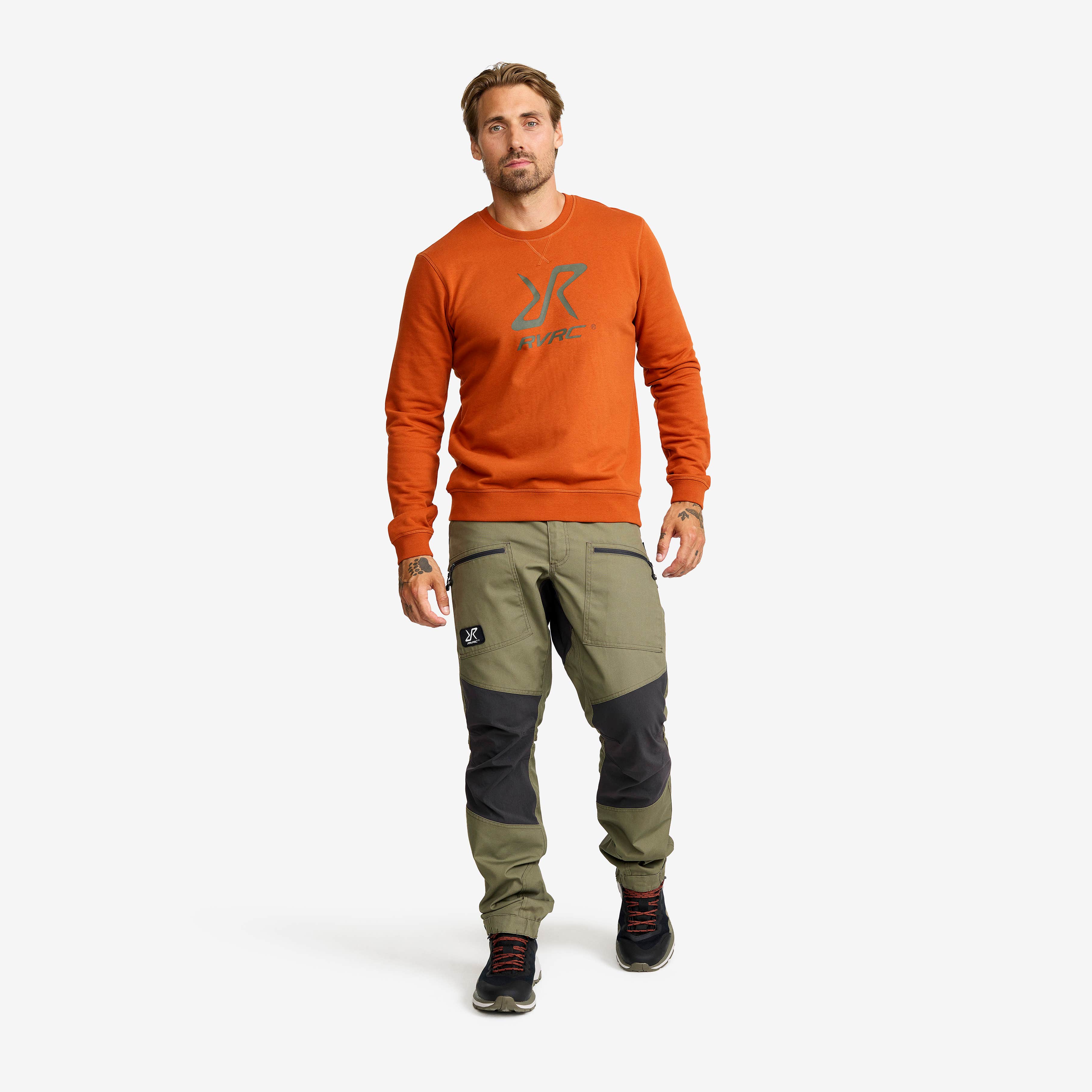 RVRC Sweatshirt Herre Terracotta Brown