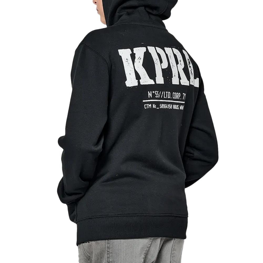 Kaporal Sweat zippé Noir Garçon Kaporal MULL