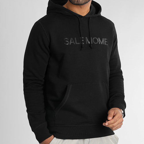Sweat Capuche Carbone Lapin Noir