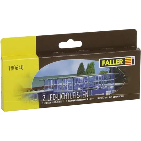 FALLER - 2 LED-Lichtleisten, weiß