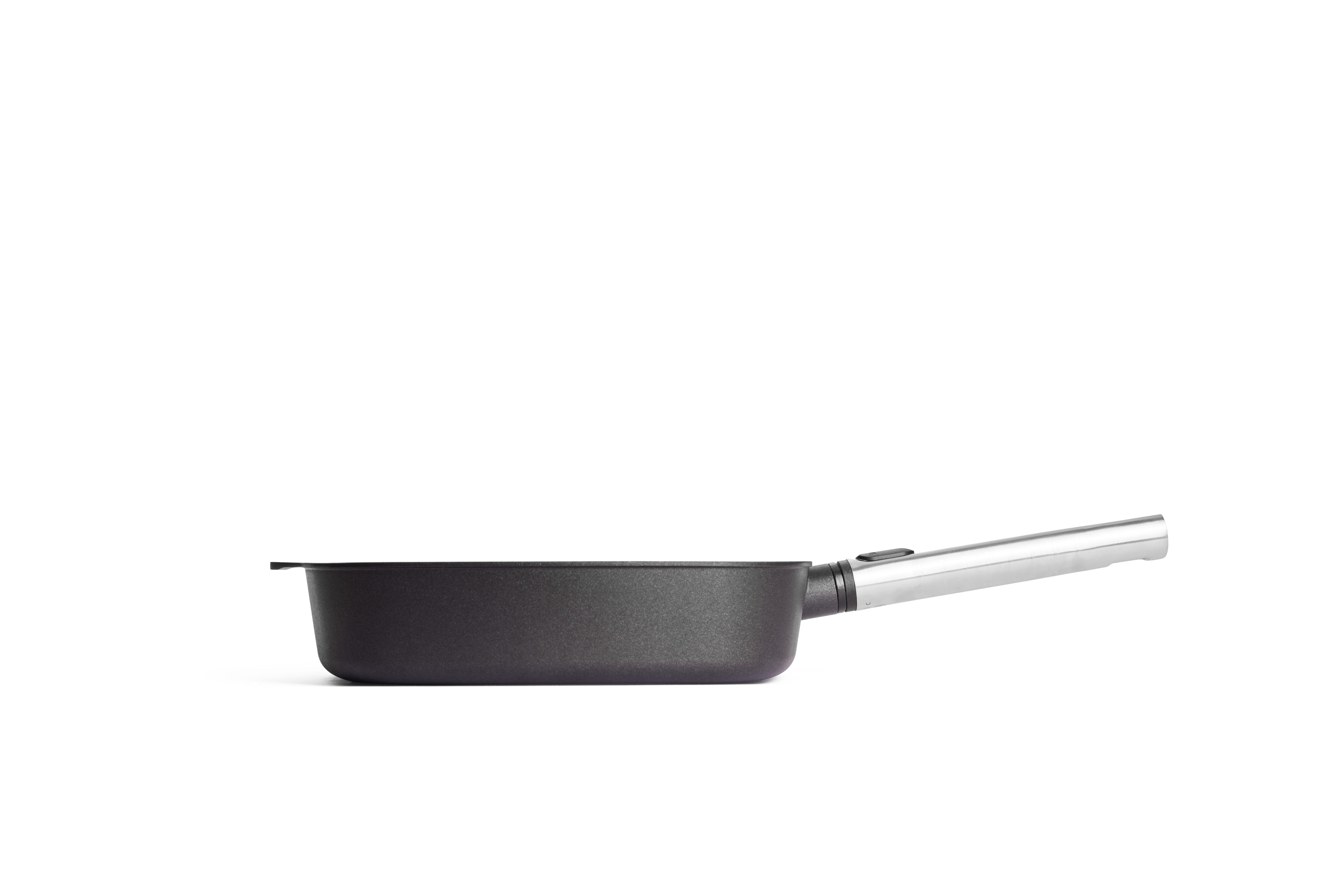 Logic XR Viereckpfanne mit Deckel, 28 x 28 cm - Herdart: Alle Herdarten inkl. Induktion