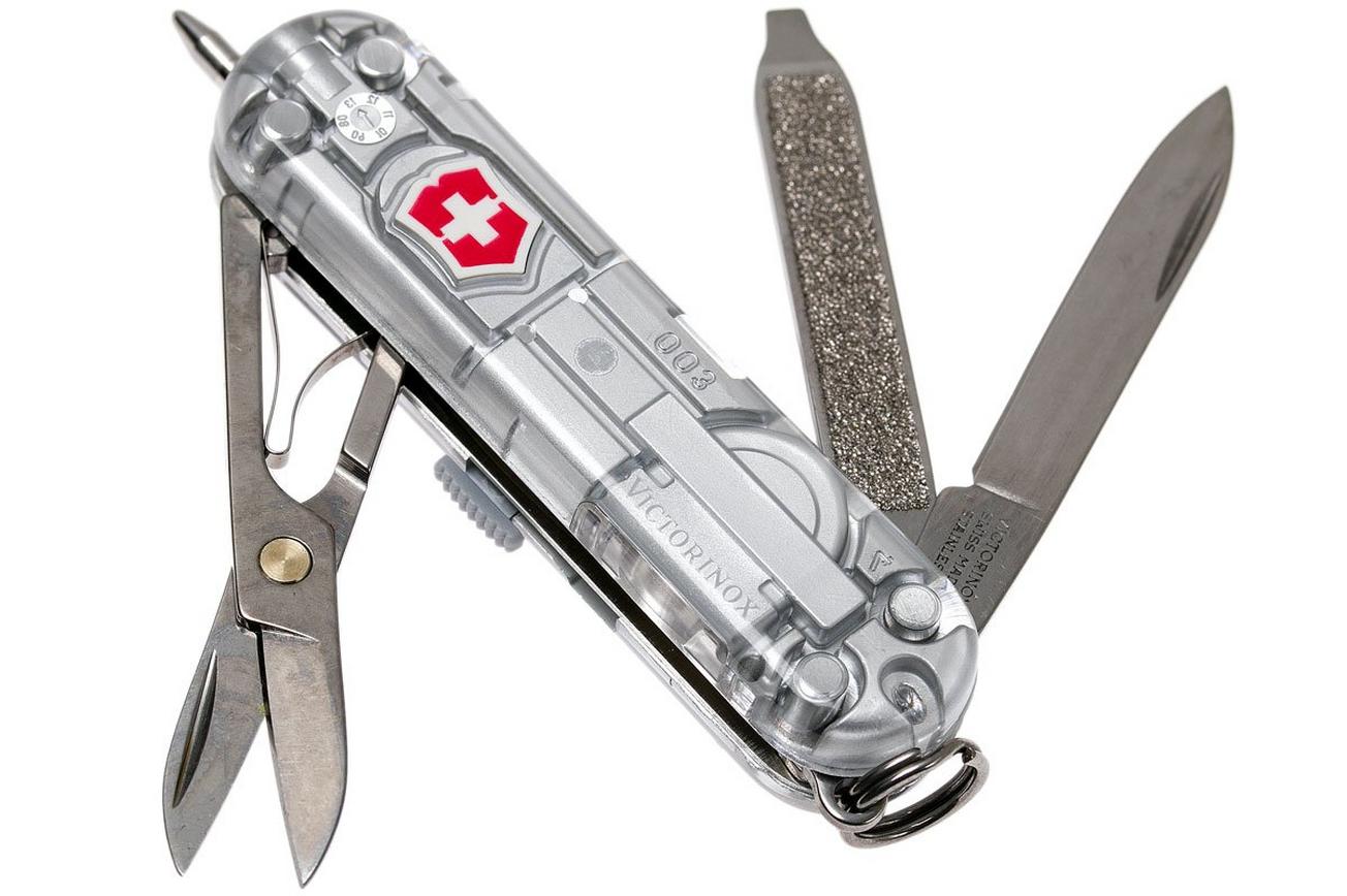 Victorinox Signature Lite transparant zilver 0.6226.T7 Zwitsers zakmes